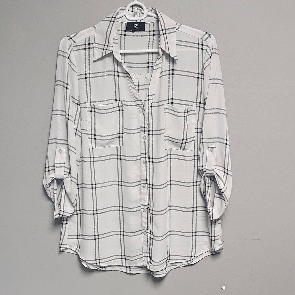 Iz-byer Women's White Shirt